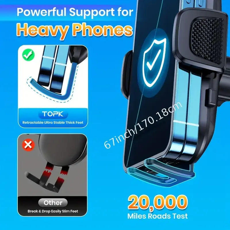 TOPK Car Phone Mount - D38-C