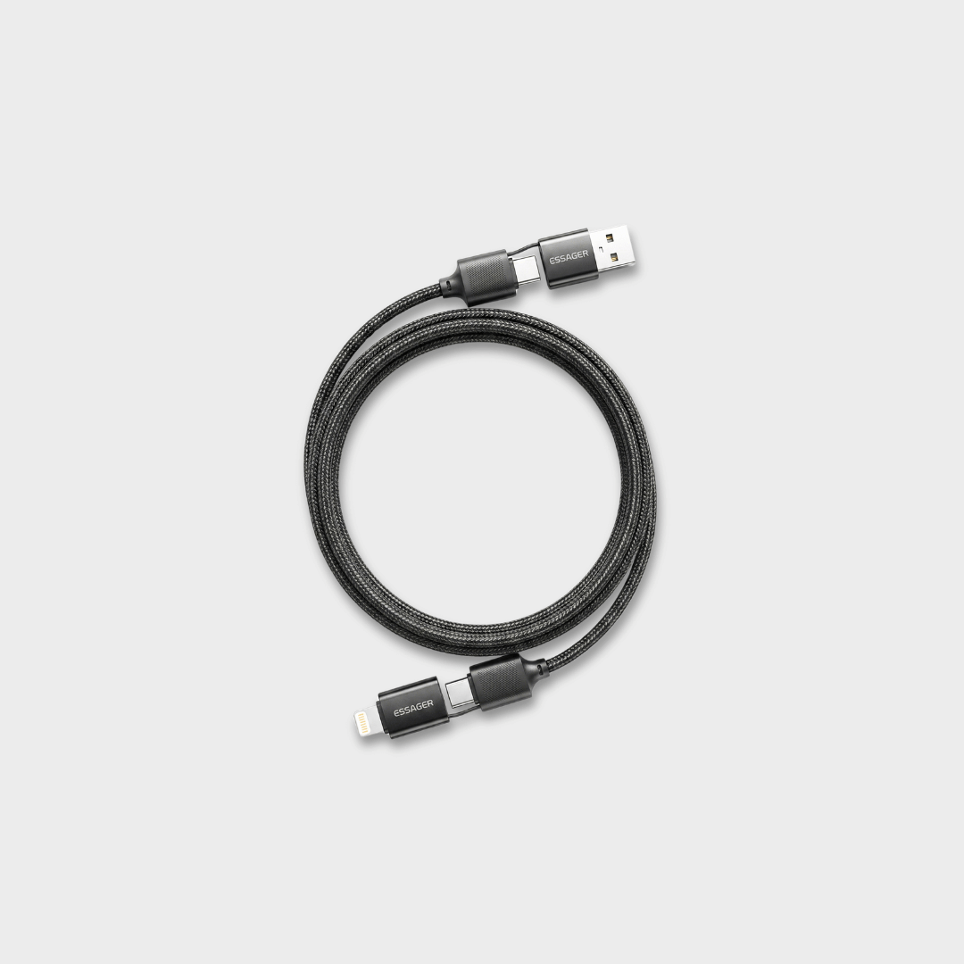 Essager 4-in-1 65W Convertible Cable