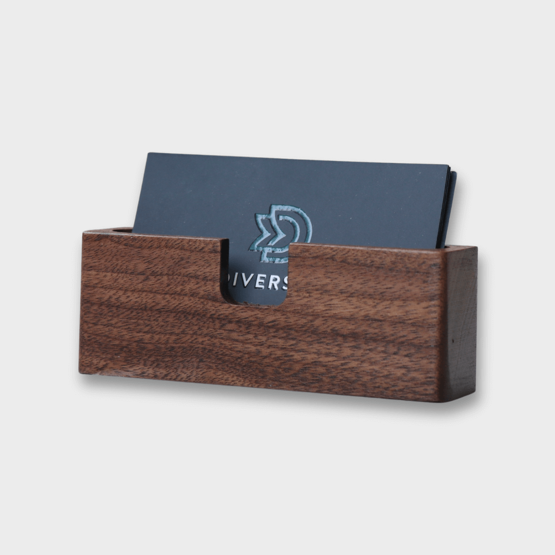 Minimalist Wooden Business Card Holder