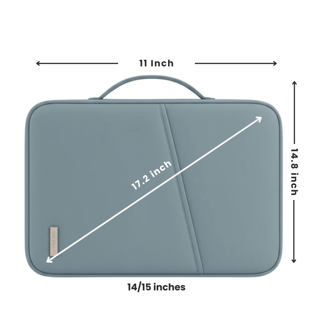 TAIKESEN Minimalist Laptop Sleeve Bag With Power Pack - Haze Blue