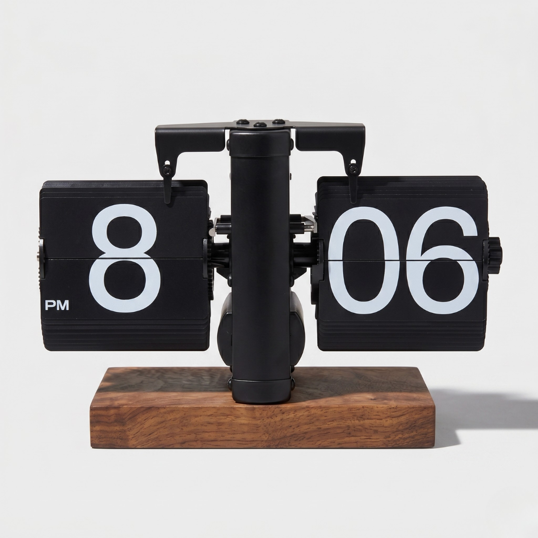 #Color_Full Black - Flat Wooden Design