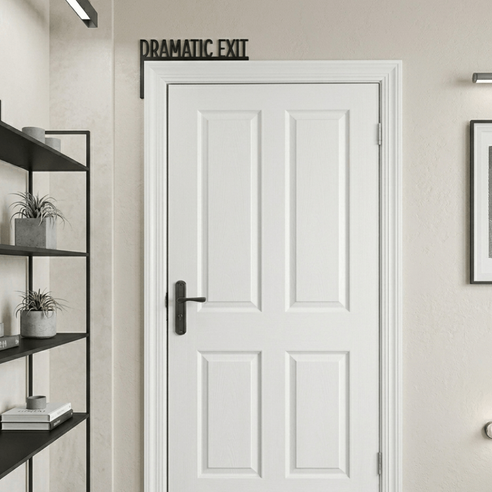Wooden Door Topper Sign
