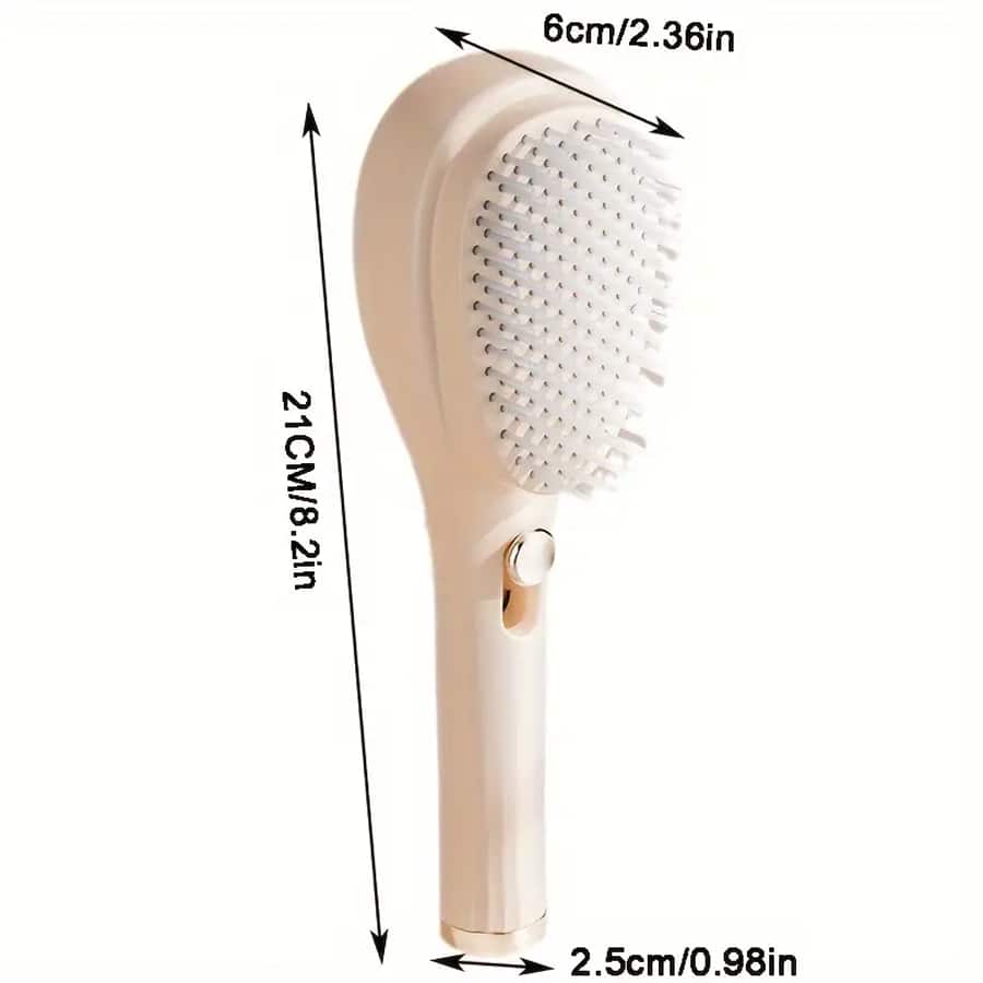 Retractable Self Cleaning Hair Brush