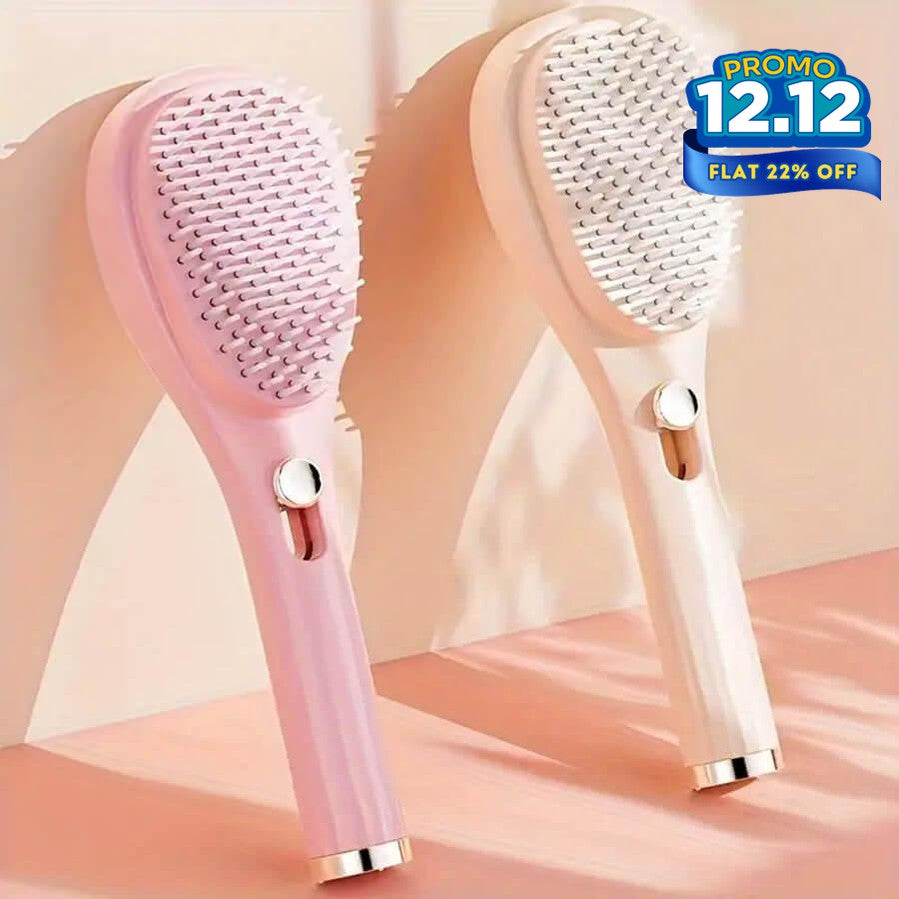 Retractable Self Cleaning Hair Brush-DIVERSITY