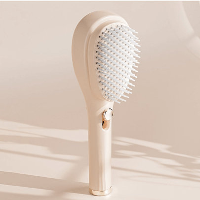 Retractable Self Cleaning Hair Brush