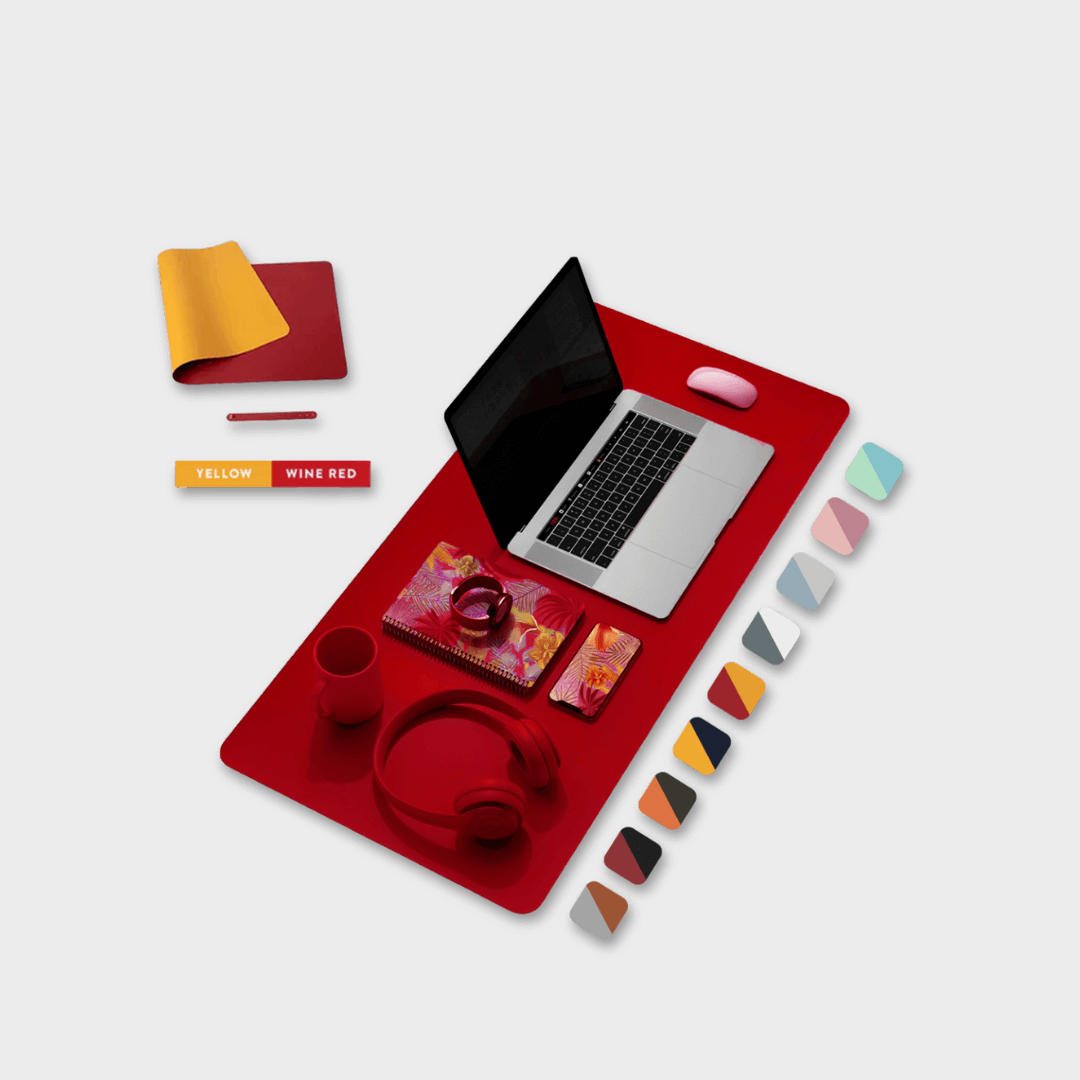 #color_YELLOW + WINE RED