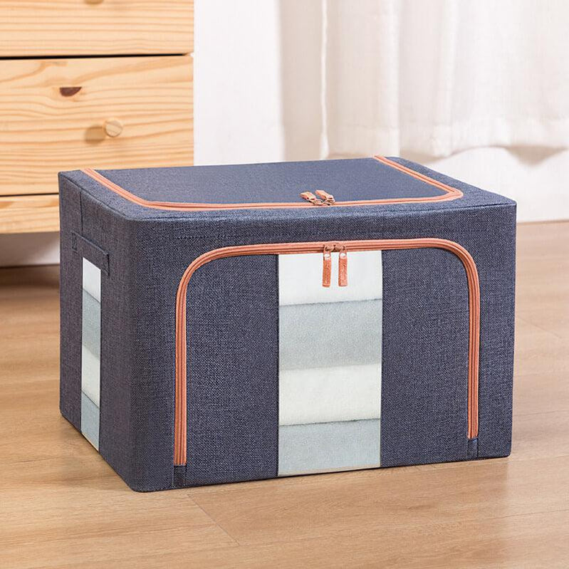 Large Capacity Storage Box With Metal Frame - Single-DIVERSITY