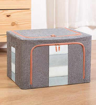 Large Capacity Storage Box With Metal Frame - Single-DIVERSITY