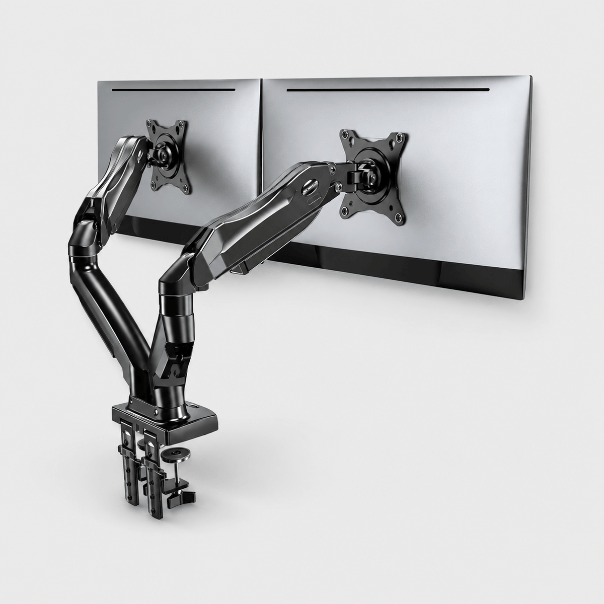 HUANUO Dual Monitor Arms Stand for 13 to 32 Inch Screens
