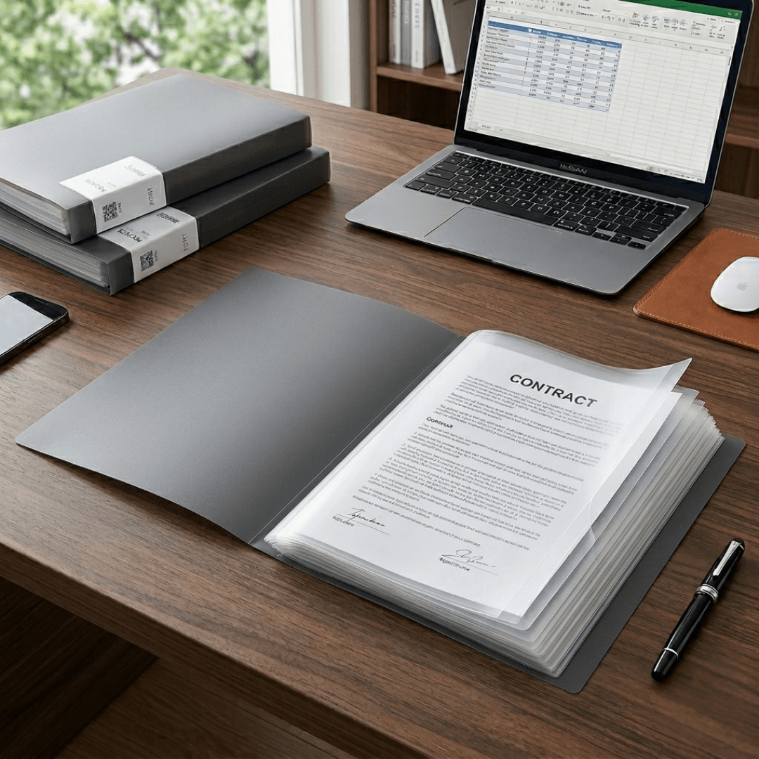 A4 Document File Folder With Inserts