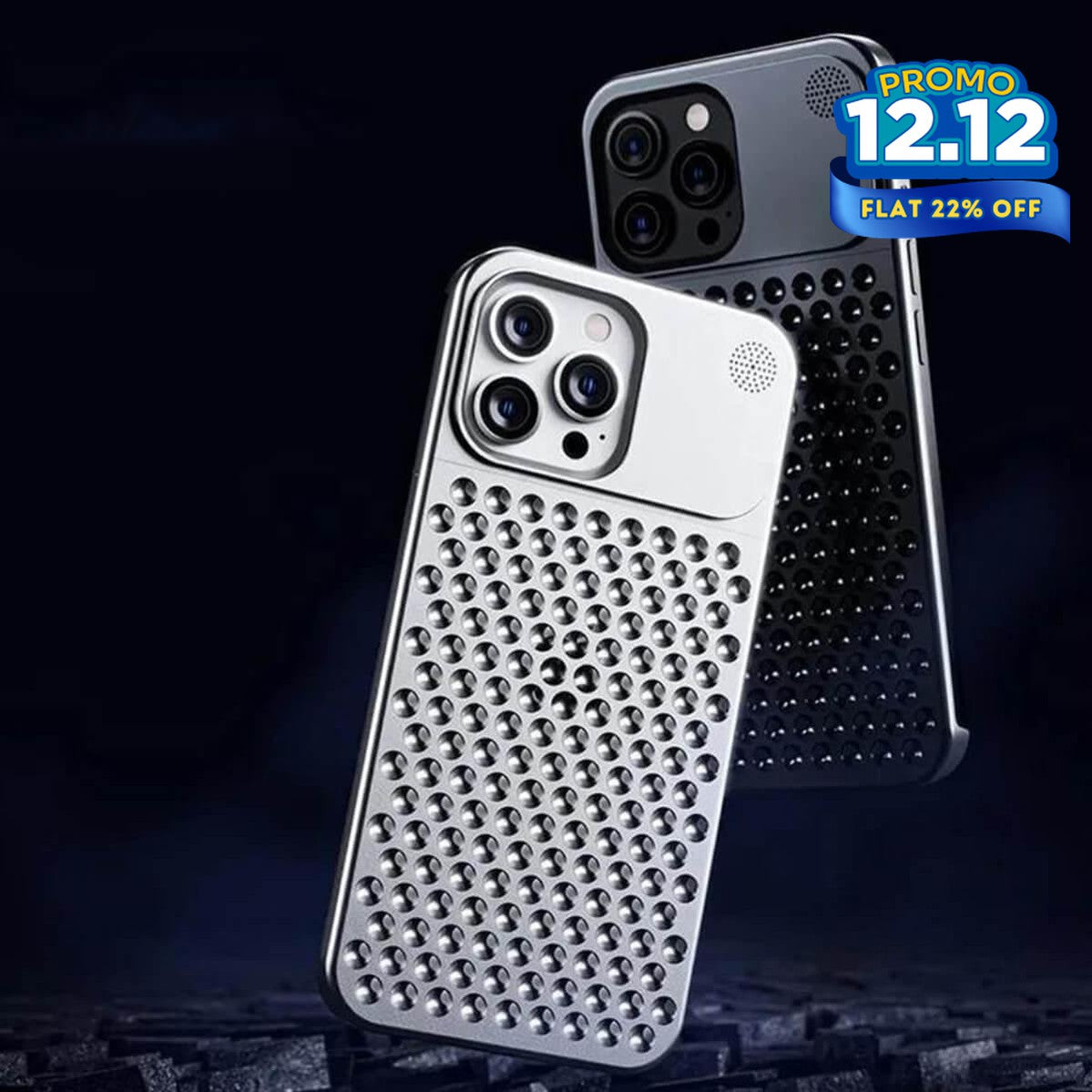 ALPHA Hybrid Metal Mesh iPhone Case-DIVERSITY