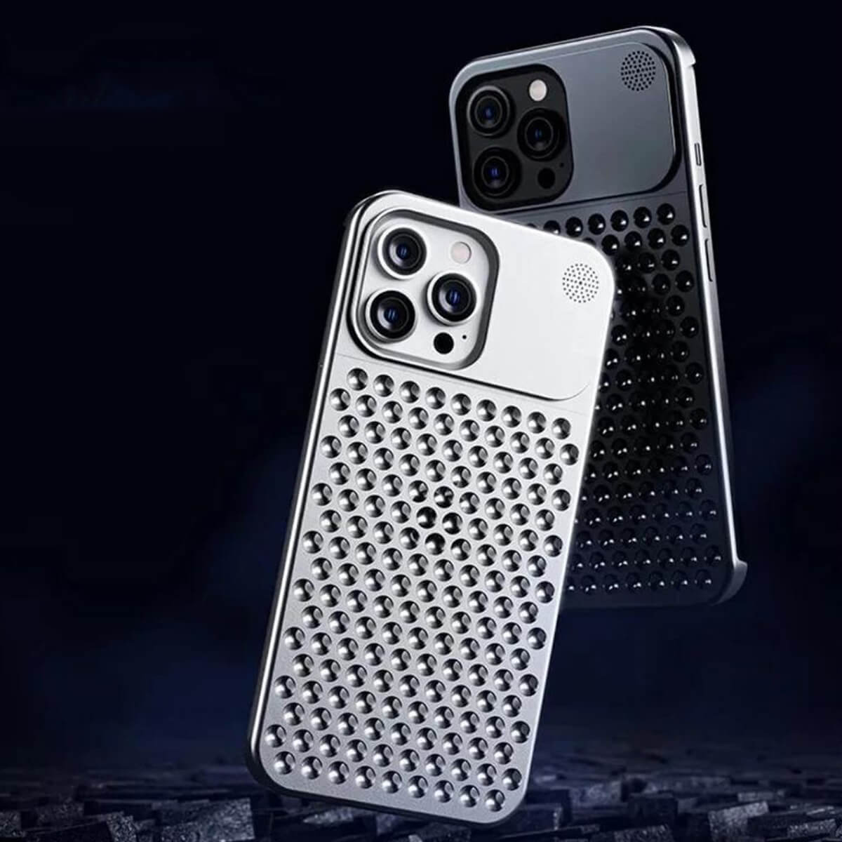 ALPHA Hybrid Metal Mesh iPhone Case