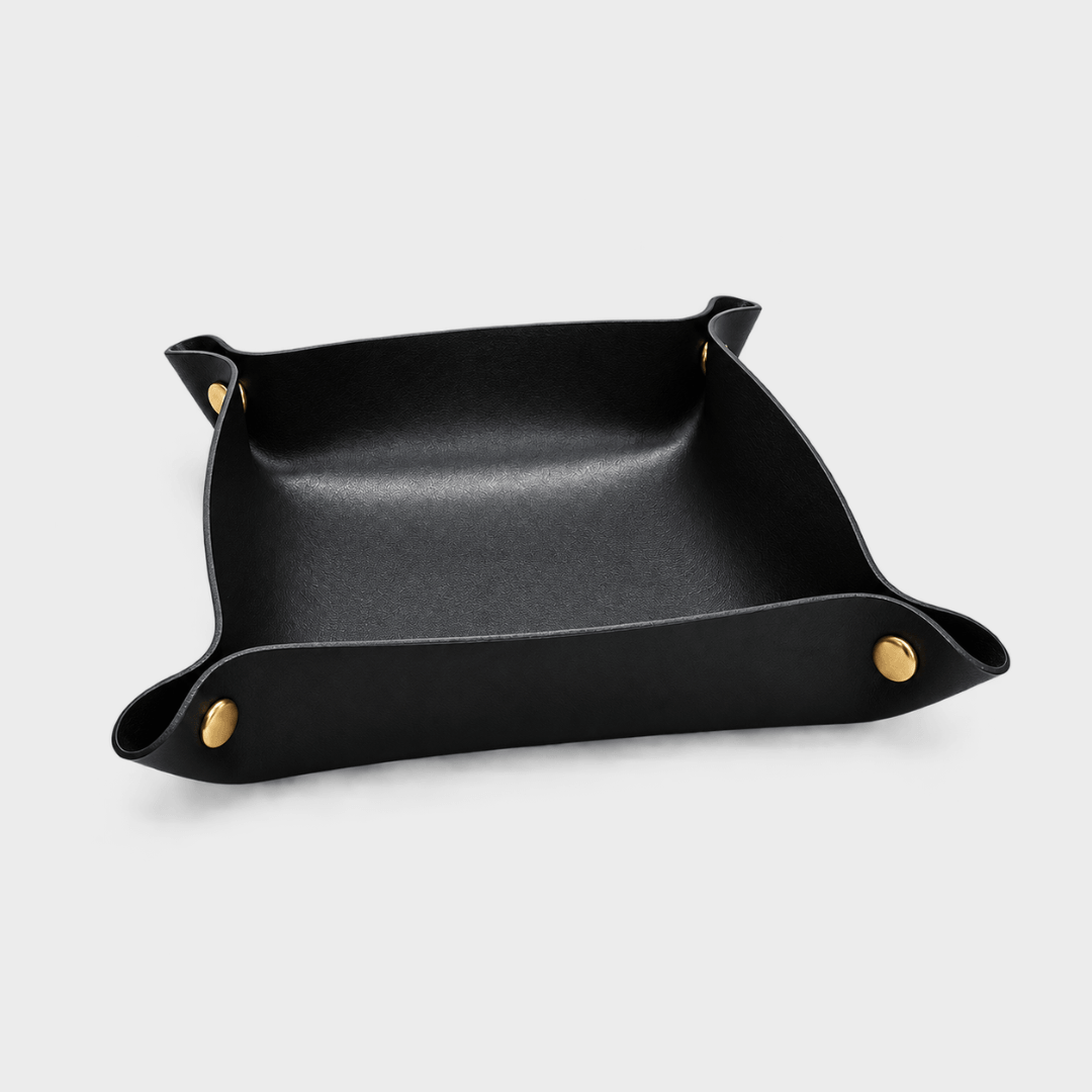 Nordic PU Leather Storage Tray