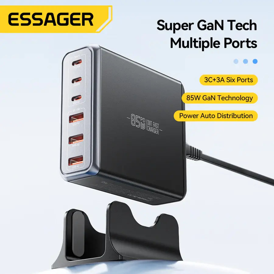 Essager 85W Desktop Charging Station (3C & 3A)
