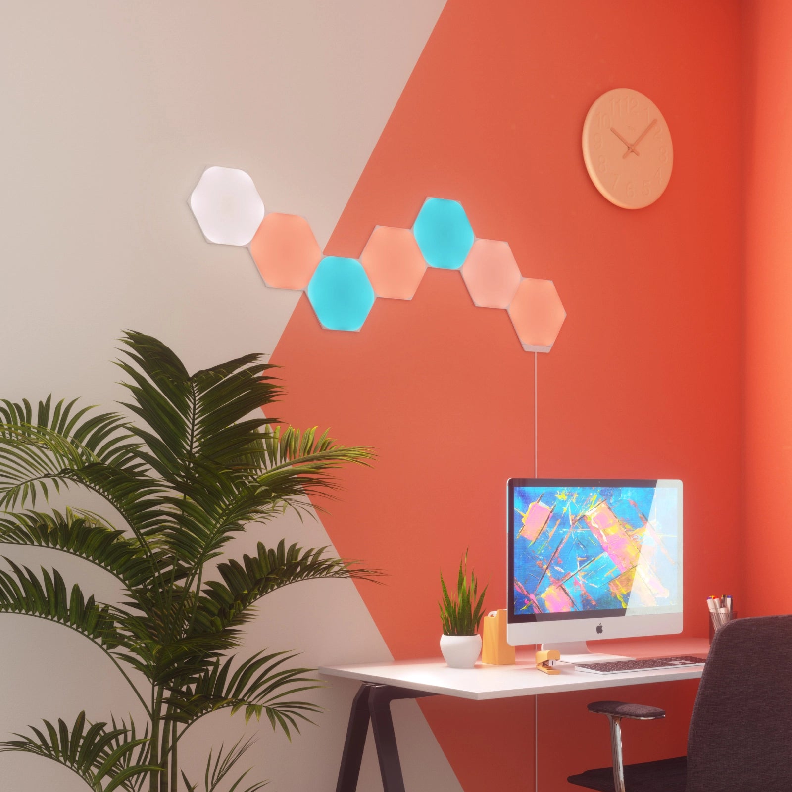 Nanoleaf Shapes Hexagons Starter Kit with 9 Light Panels