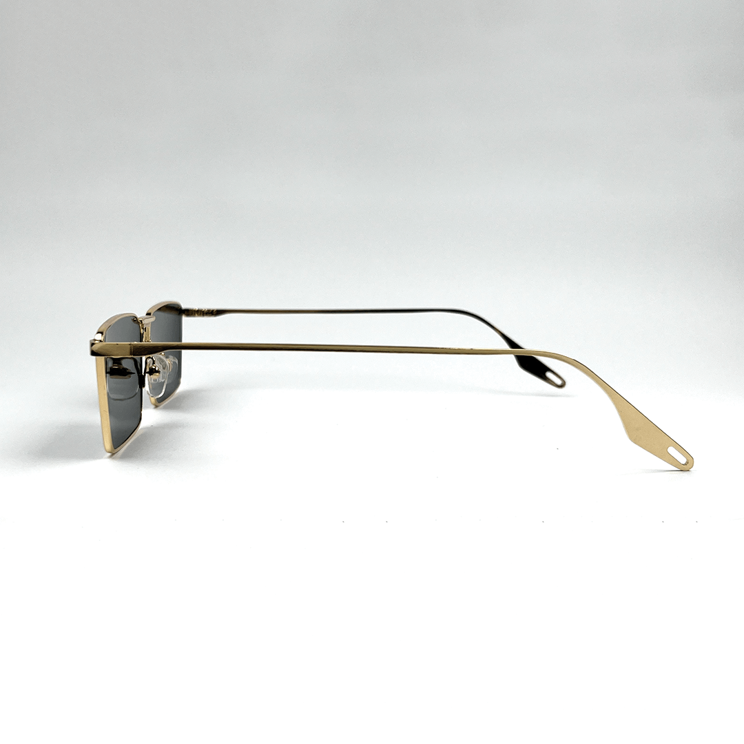 NEXUS Rectangular Sunglasses - Gold Black