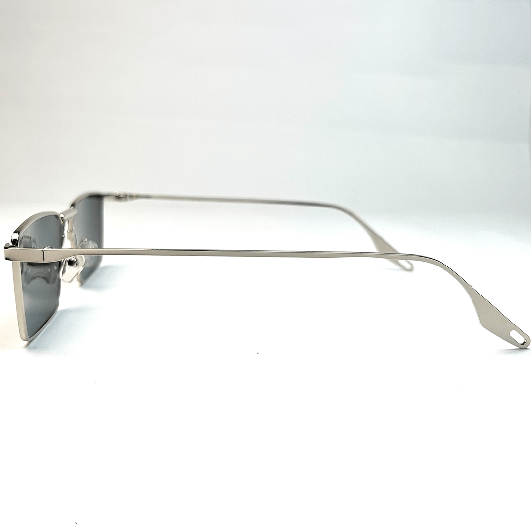 NEXUS Rectangular Sunglasses - Silver Black