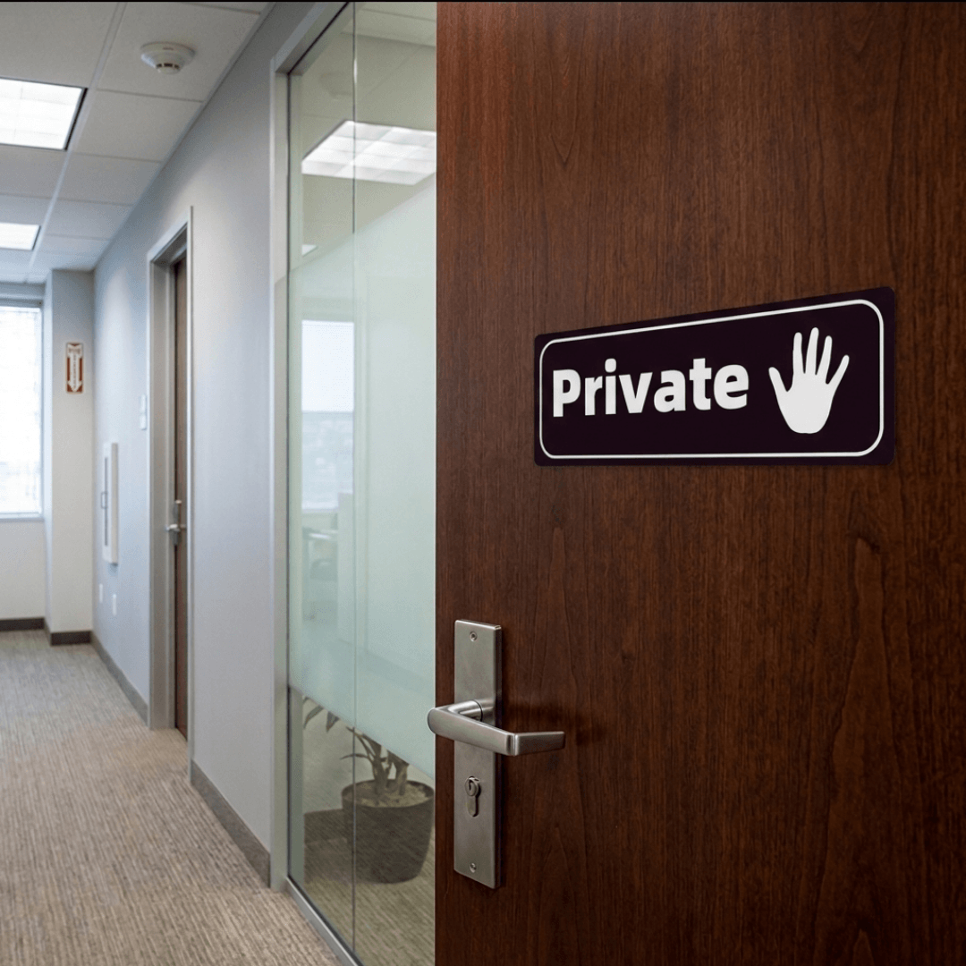 Office Door Sign Sticker