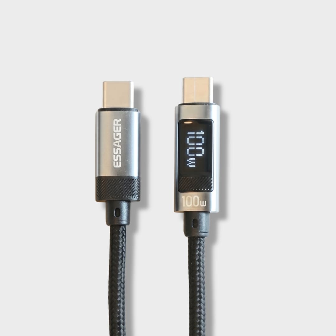 Essager LED 100W Fast Charging Cable (Type C to C)