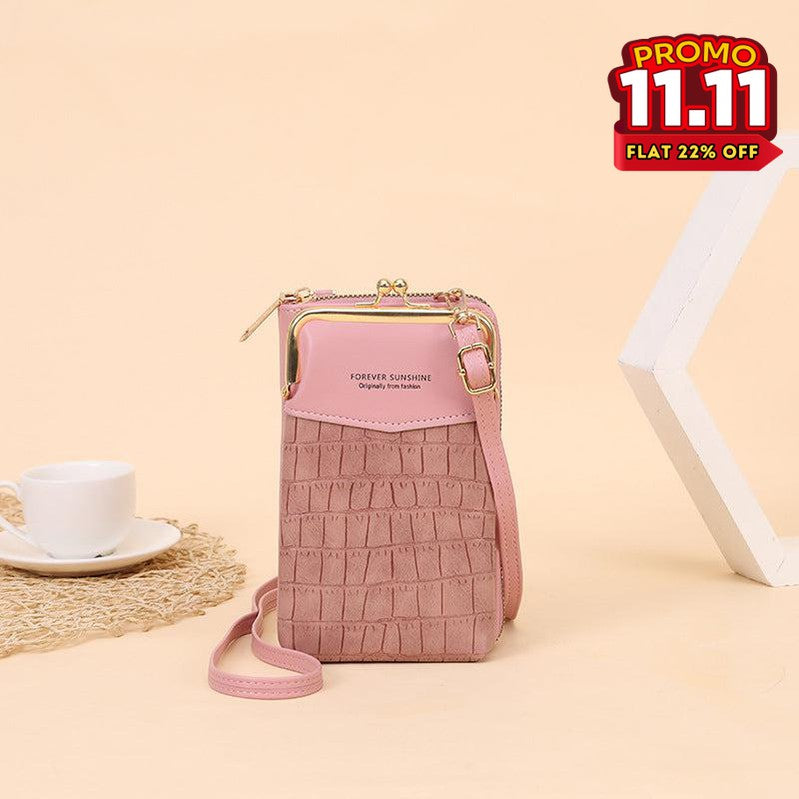 Women Multi-Purpose Crossbody Crocodile Bag-DIVERSITY