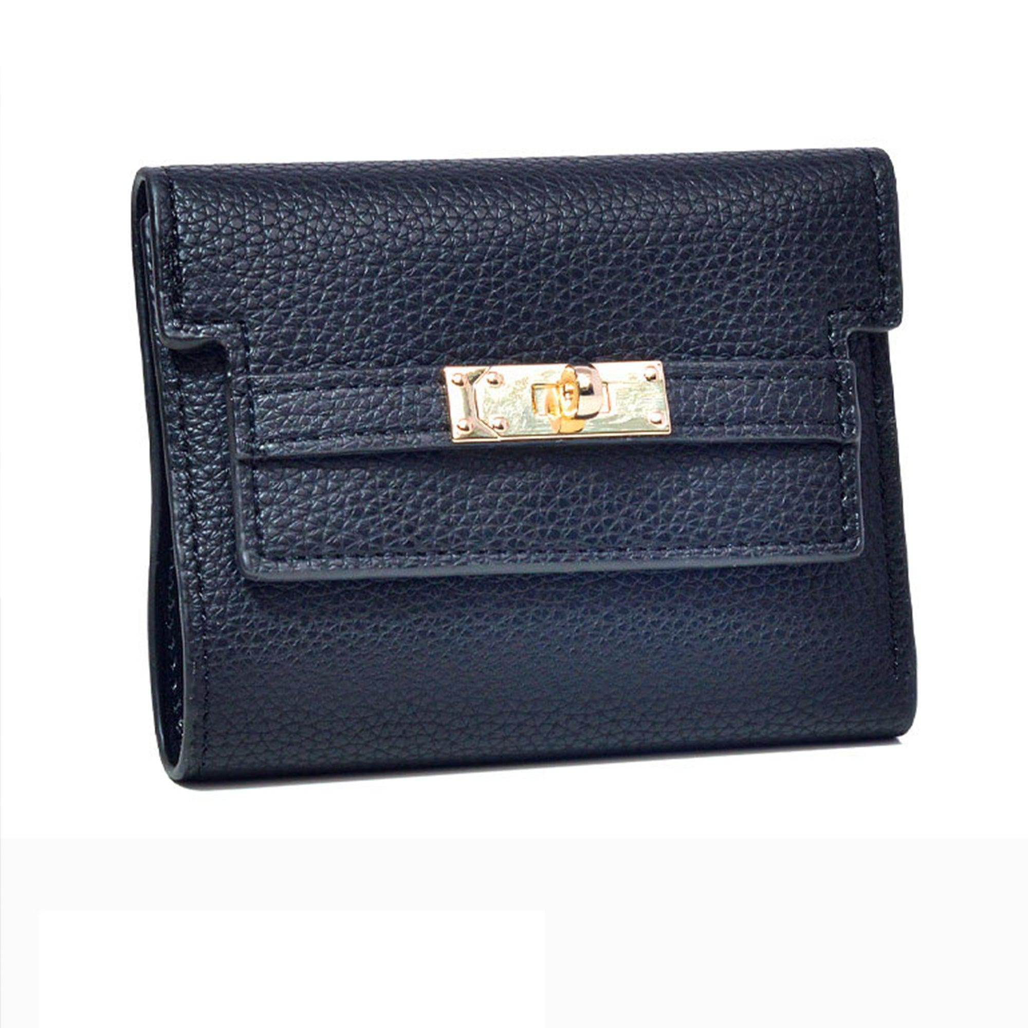 Accordion Multi-Pocket Leather Wallet