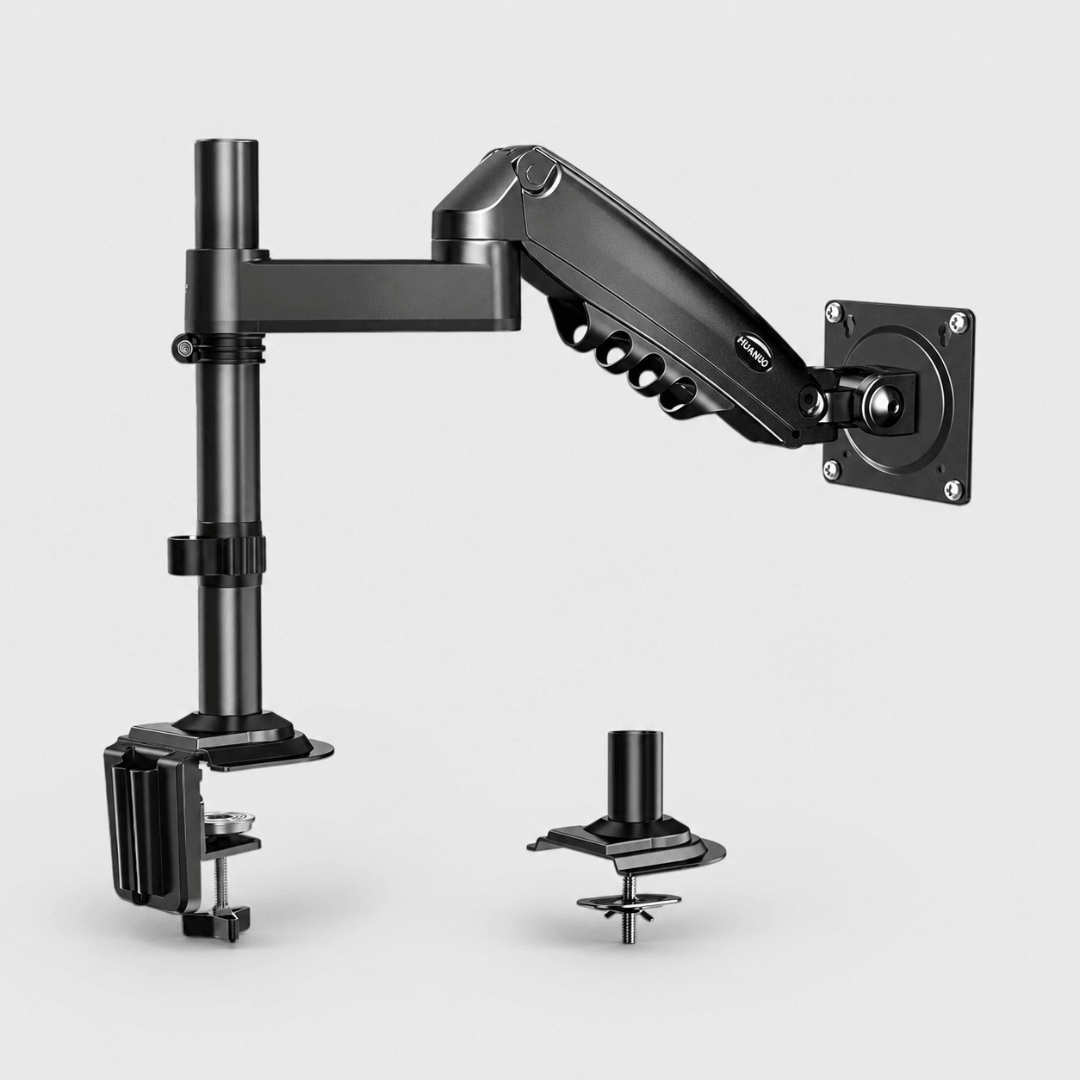 HUANUO Elevation Single Monitor Arm for 13 to 32 Inch Screens