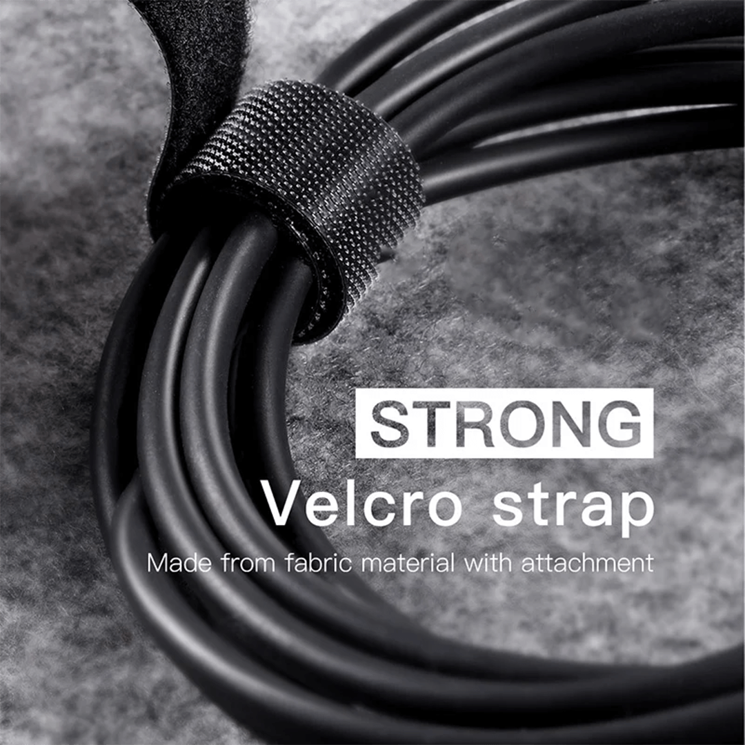 Reusable Neoprene Velcro Cable Tie Roll