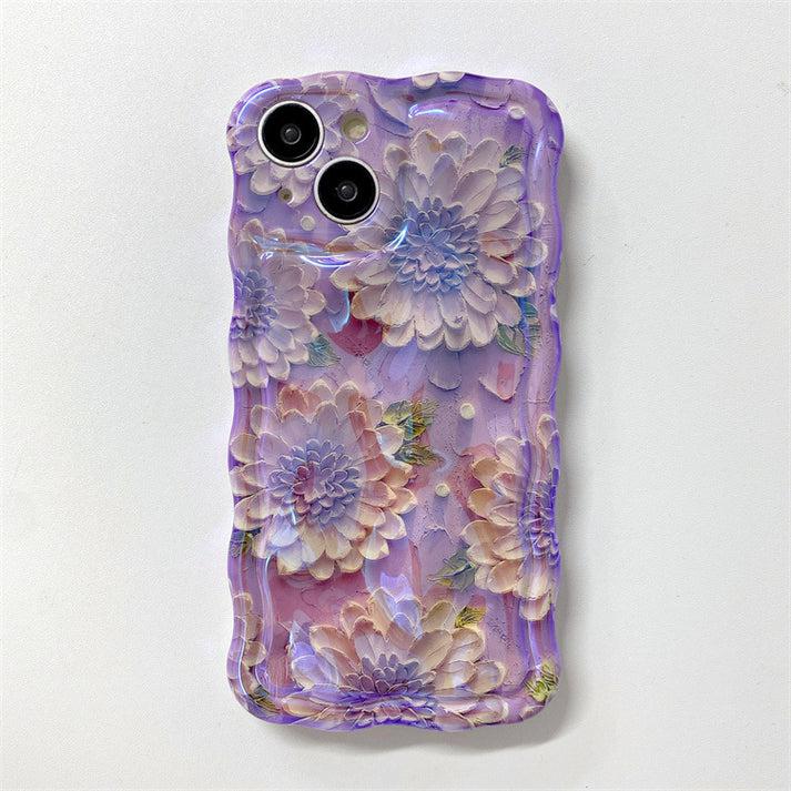 Wavy Flower iPhone Case