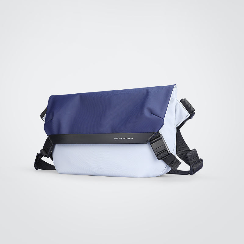 MARK RYDEN - Mailman Sling Bag - Grey Blue