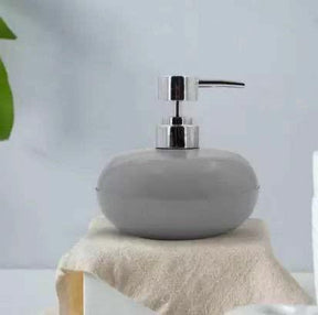 Round Ceramic Soap Dispenser