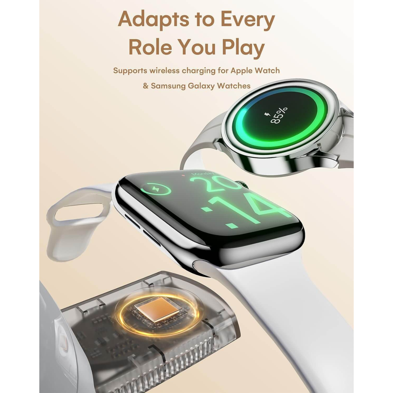 ZEEHOO LuminoCore 4-in-1 Wireless Charging Station