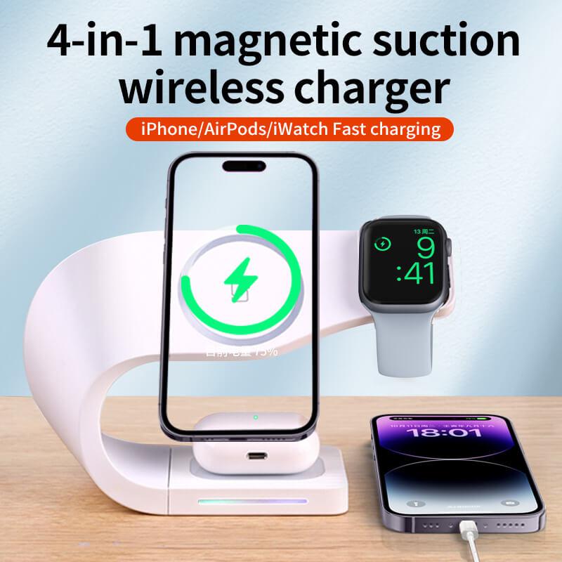 4 in 1 Magnetic Wireless Charging Stand
