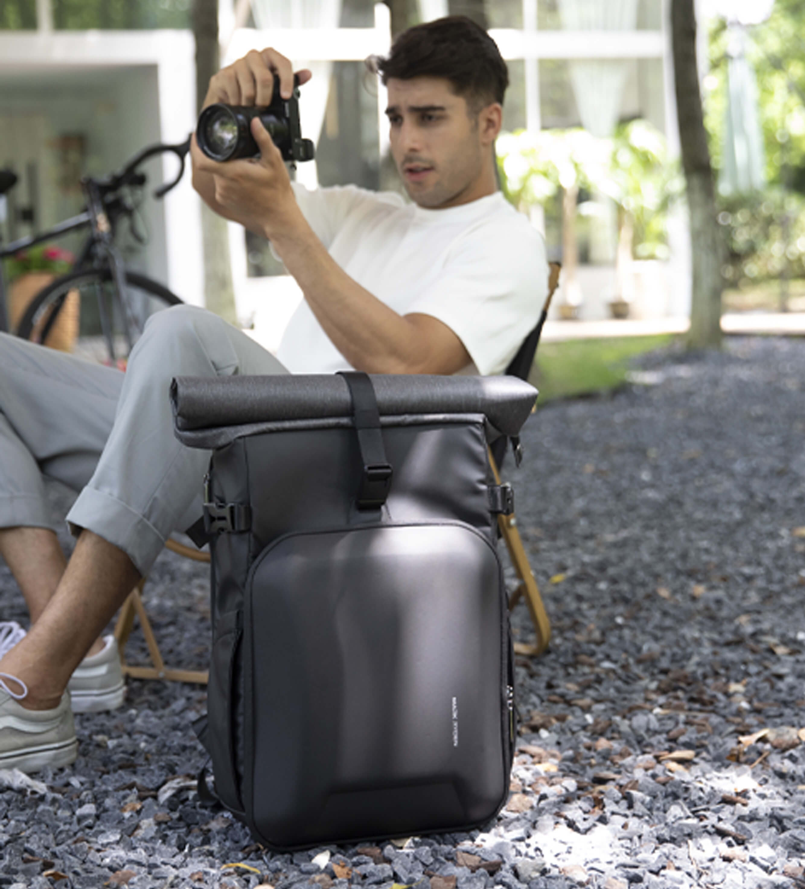 MARK RYDEN - Aspect Large-capacity Camera Backpack - DY Black