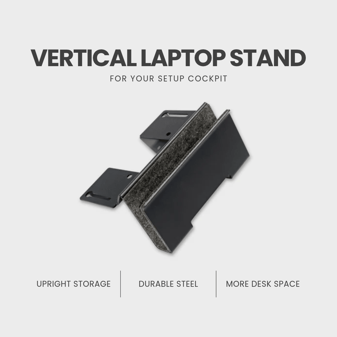 Vertical Laptop Stand For Setup Cockpit