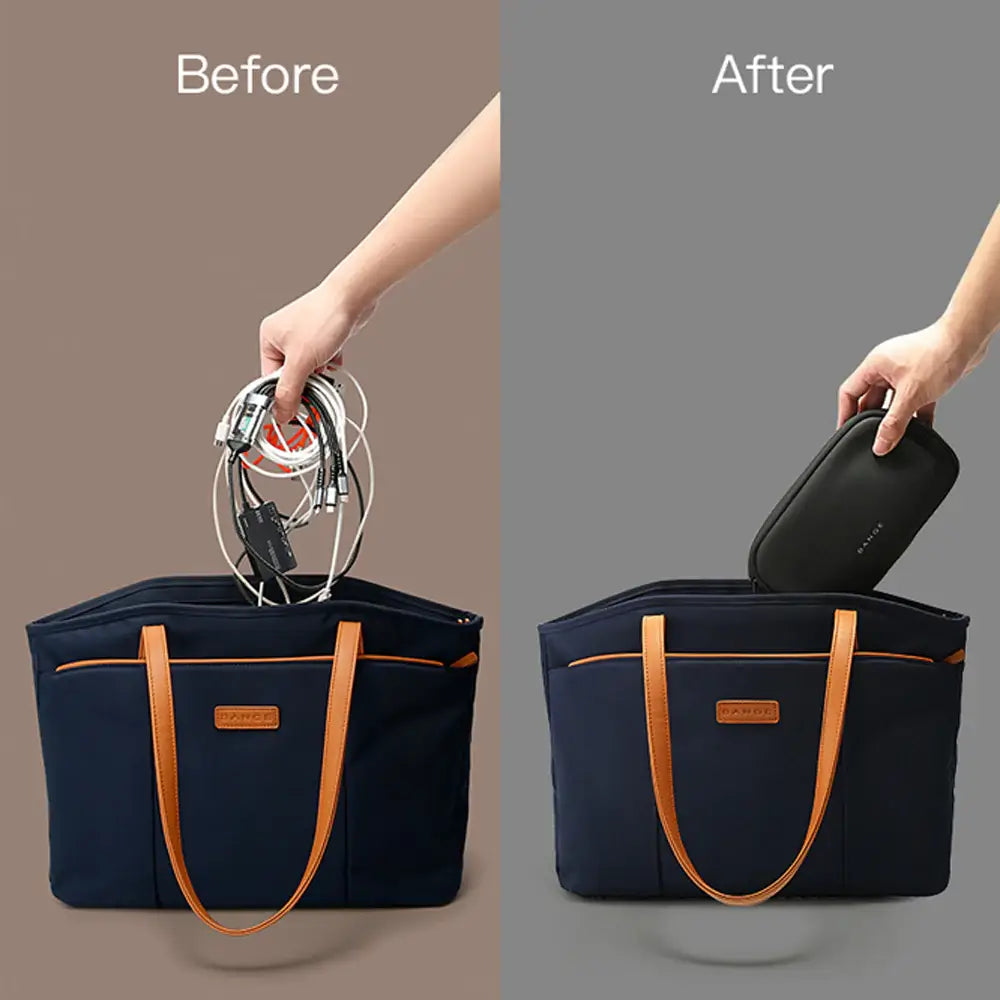 BANGE Tech Pouch Organizer Case - Black