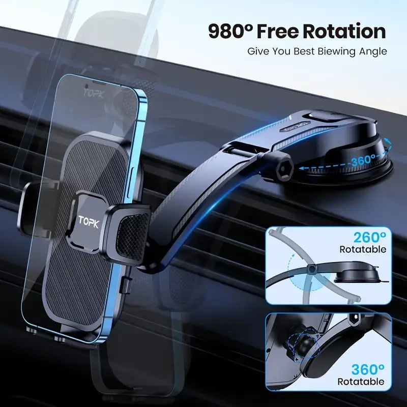 TOPK Car Phone Mount - D38-C