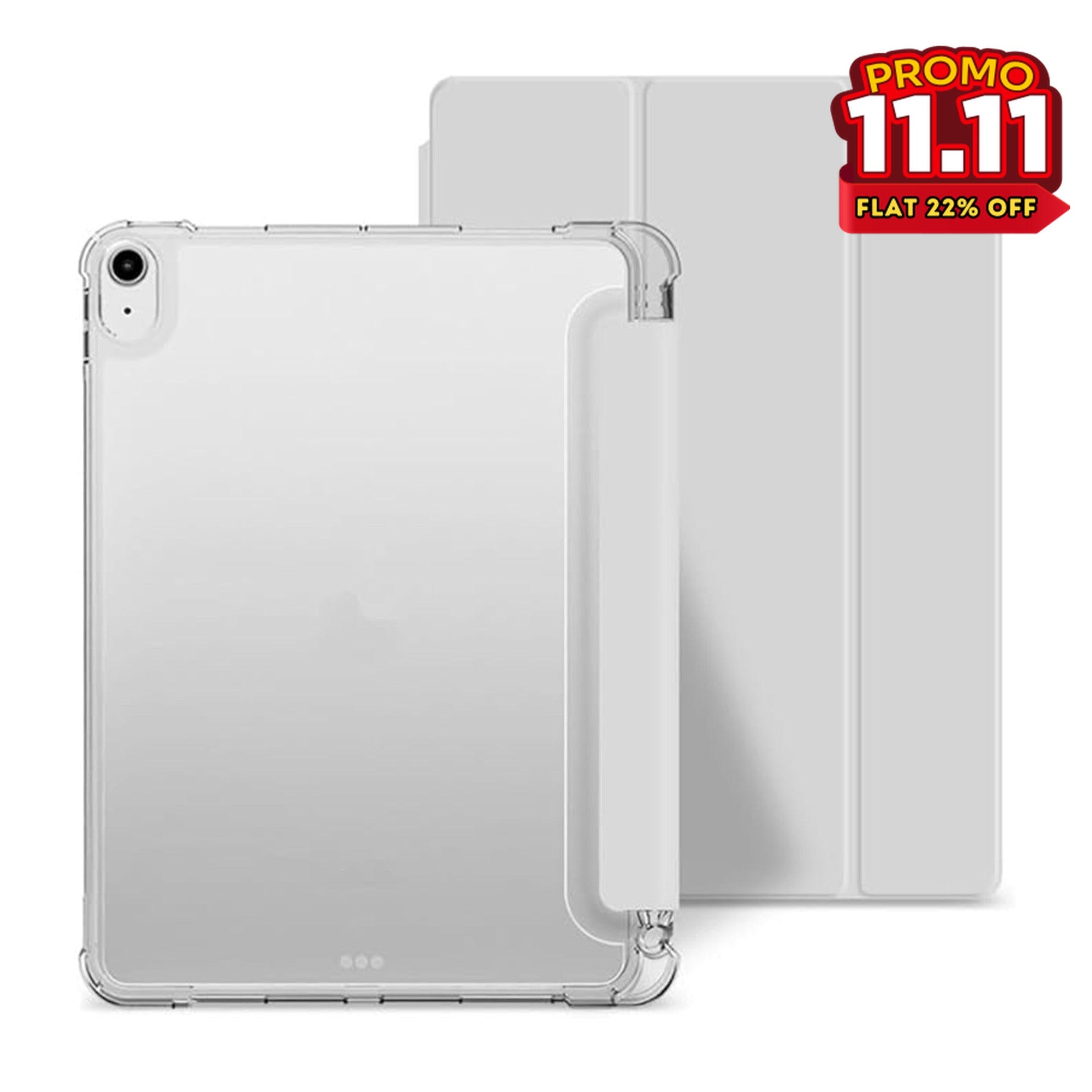 Acrylic iPad Case - Light Grey-DIVERSITY