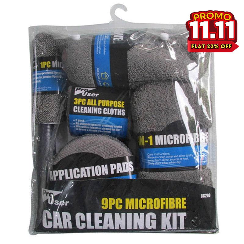 9 PCS Microfiber Car Cleaning Kit-DIVERSITY