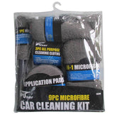 9 PCS Microfiber Car Cleaning Kit