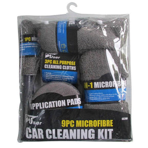 9 PCS Microfiber Car Cleaning Kit