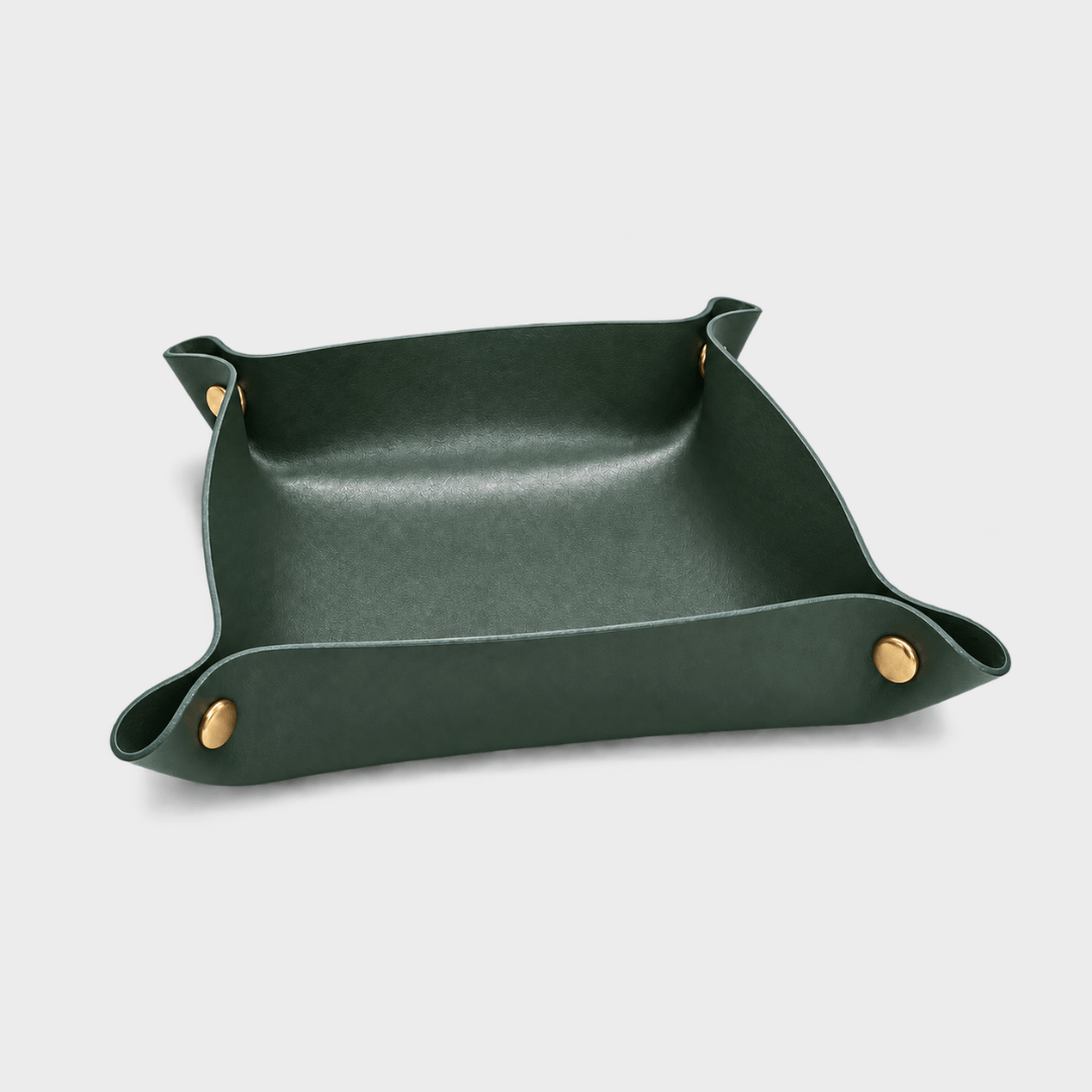 Nordic PU Leather Storage Tray