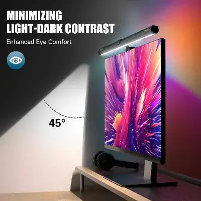Quntis LED ScreenLinear RGB Dual Light Gaming Monitor Light Bar (19.7")