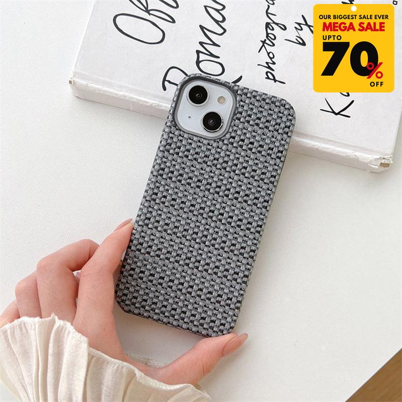 Textured Woven iPhone Case-DIVERSITY