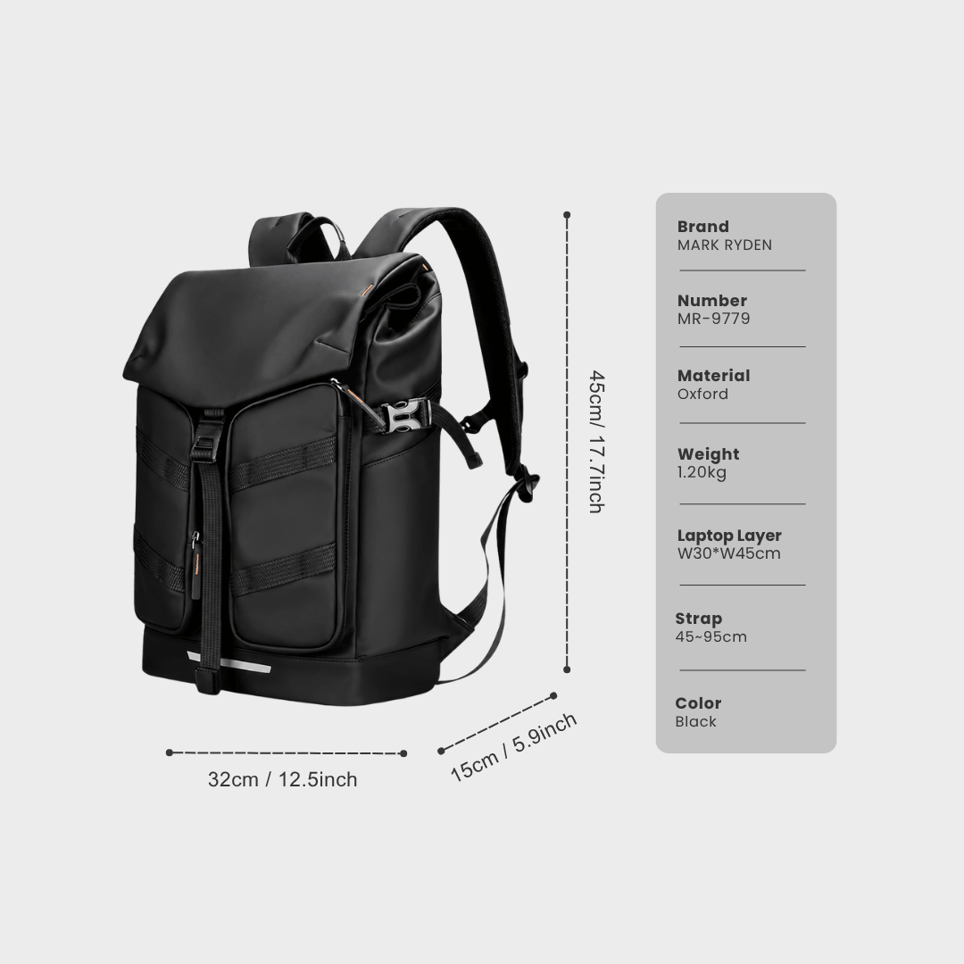 MARK RYDEN - CapaFlex Expandable Everyday Backpack