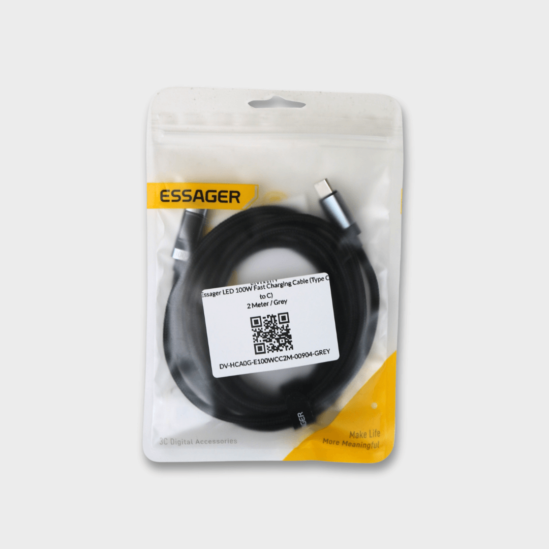 Essager LED 100W Fast Charging Cable (Type C to C)