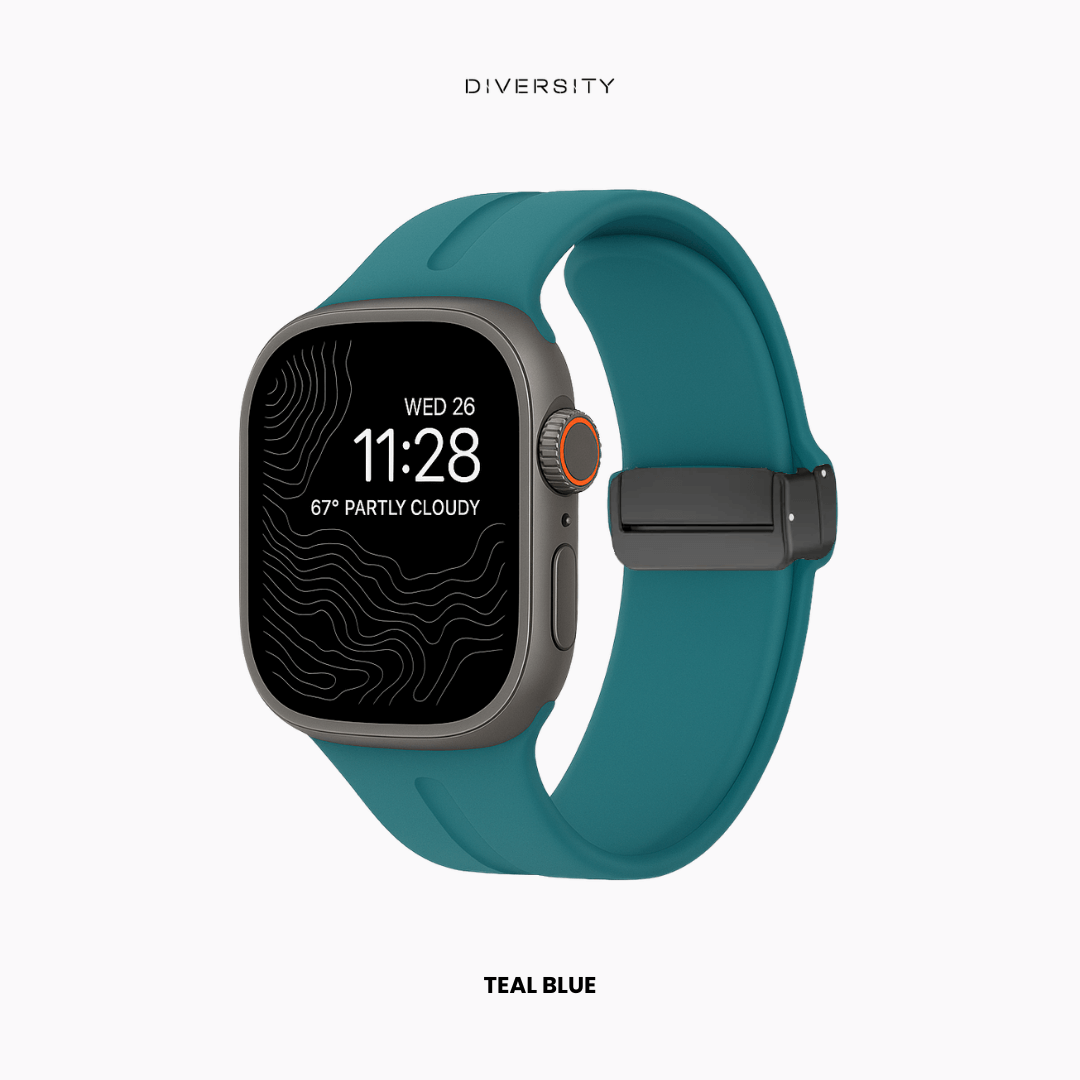 Magnetic Loop Band For Apple Watch - Teal Blue
