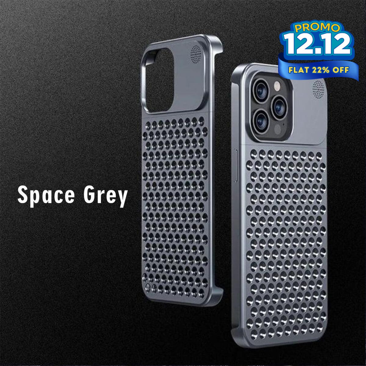 ALPHA Hybrid Metal Mesh iPhone Case-DIVERSITY