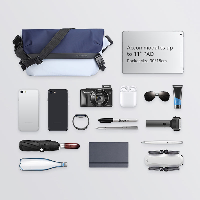 MARK RYDEN - Mailman Sling Bag - Black