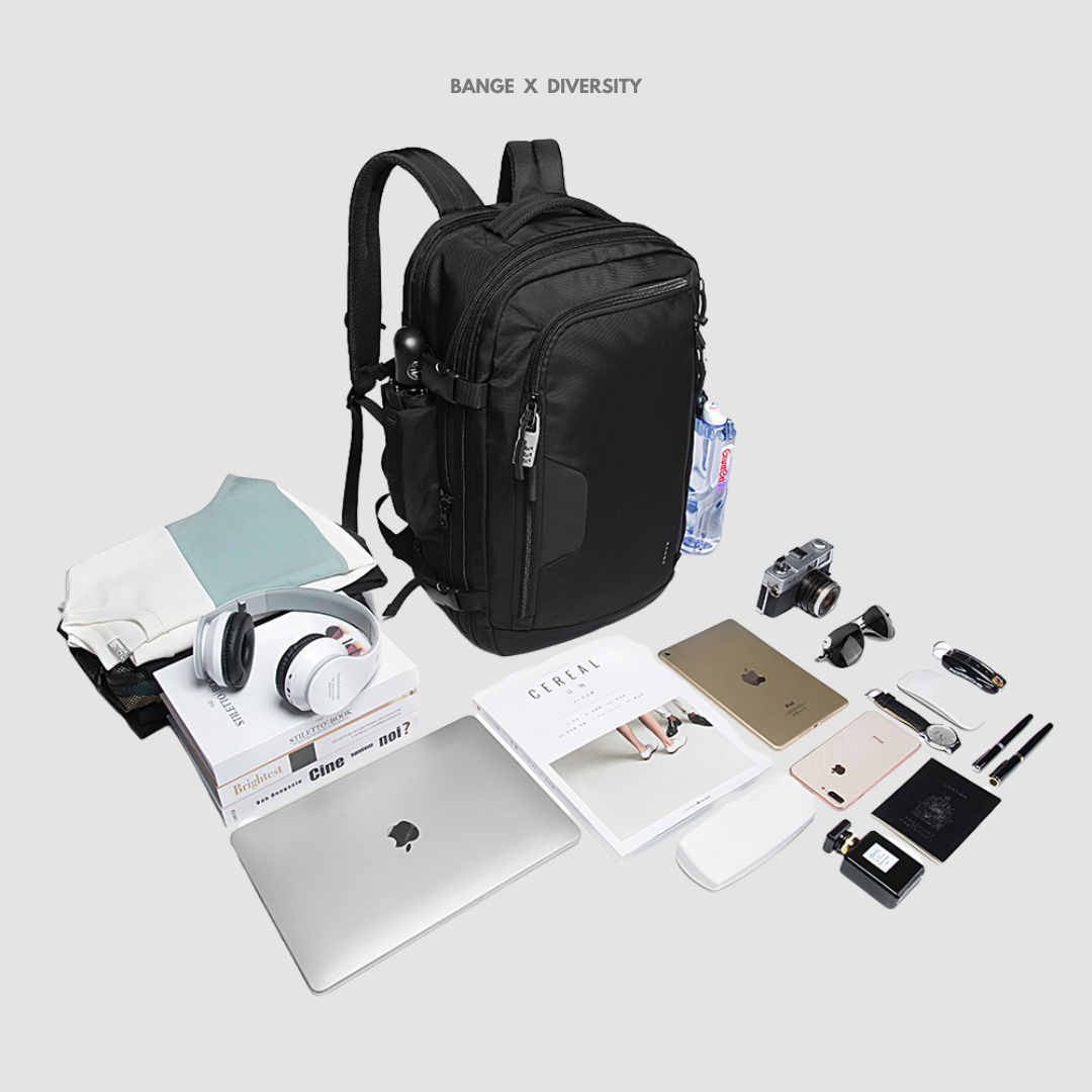 BANGE Quicksilver Laptop Backpack - Black