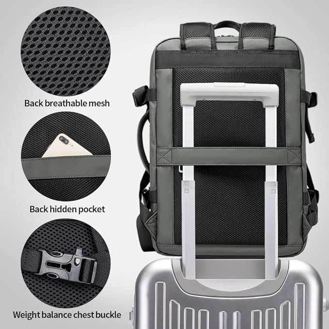 BANGE Digital Nomad Travel Backpack - Grey